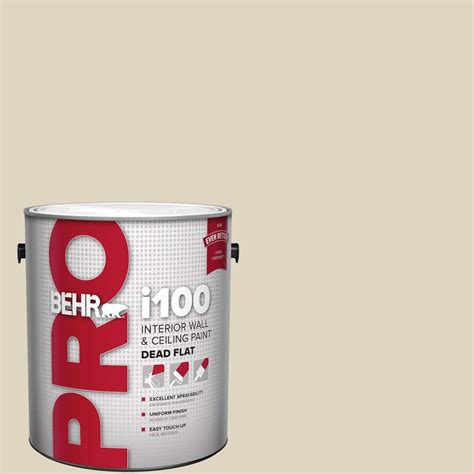 BEHR PRO 1 Gal HDC NT 15 Rococo Beige Dead Flat Interior Paint