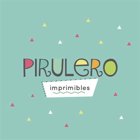 The Word Pirulero Is Surrounded By Colorful Triangles