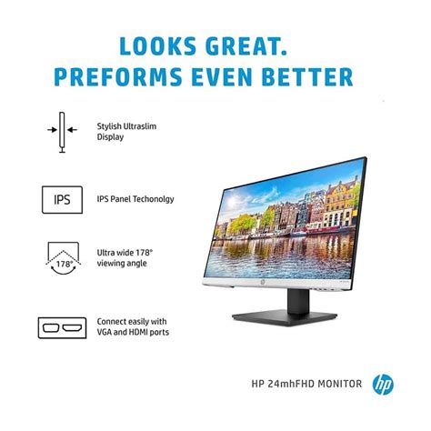 Hp 24mh Ips Black Monitor Price In Bd Ryans