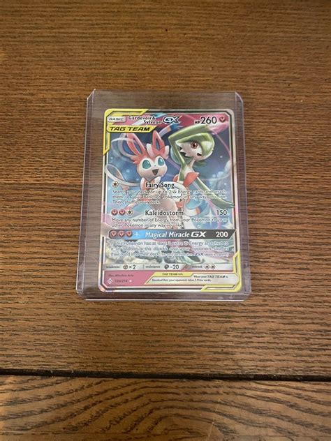 Gardevoir Sylveon Gx Unbroken Bonds Nm Full Art Ultra Rare