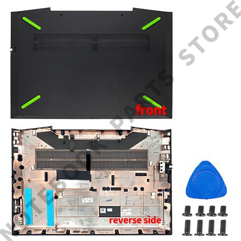 HP 파빌리온 게이밍 15 CX TPN C133 시리즈 LCD 뒷면 덮개 전면 베젤 경첩 손목 받침대 하단 경첩 교체용 새