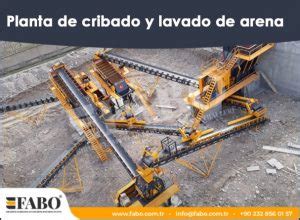 Planta De Cribado Y Lavado De Arena Types Of Sand Washing Plants Fabo