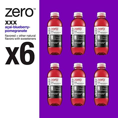 Vitaminwater Zero Xxx Electrolyte Enhanced Water W Vitamins A Ai