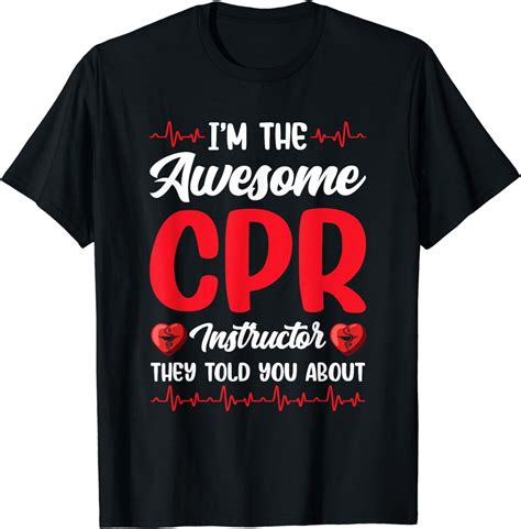 Emt Training Cpr First Aid Trainer Cpr Instructor T Shirt Walmart