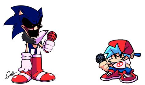 Sonic Exe Over Hd Sonic Updated Sprites [friday Night Funkin] [mods