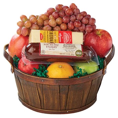 Wegmans Traditional Fruit Basket With Cheese And Sausage Each From