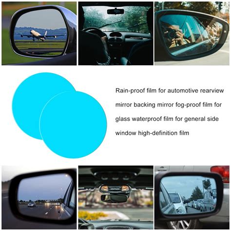 neue Auto Rückspiegel Regen Film Umkehr Spiegel Anti Nebel Stock Glas