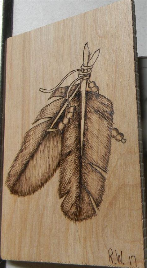 Pyrography Feathers In Wood Burning Stencils Wood Burning Art