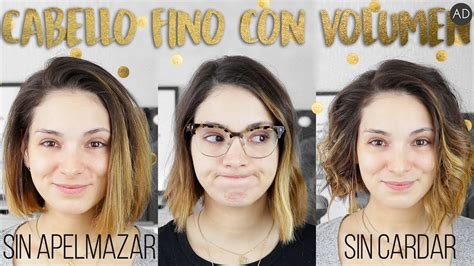 Cómo Dar Volumen Al Cabello Fino Lacio Ad Sin Apelmazar Cardar Ni Maltratar Youtube