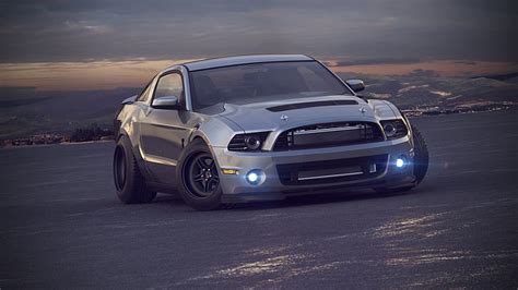 Ford Mustang Shelby GT 500 Vista Frontal Del Coche Ford Mustang