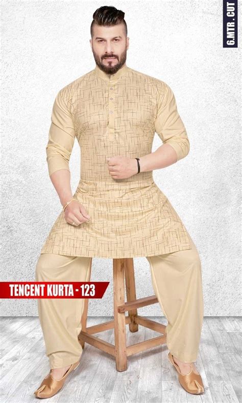 Mens White Cotton Kurta Pajama At Best Price In Surat By Mahalaxmi