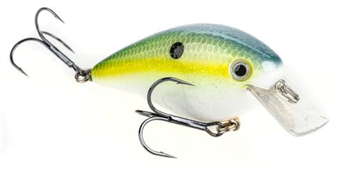 Strike King KVD Square Bill 2 5 Crankbait Chartreuse Sexy Shad