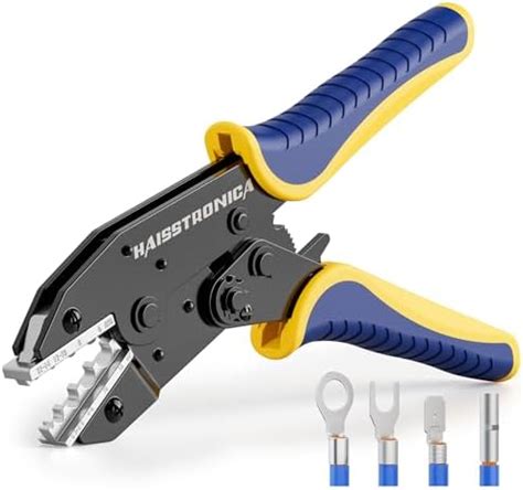 Wirefy Crimping Tool For Insulated Electrical Connectors Ratcheting