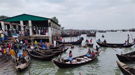 The Largest Marine Fish Landing Center Cox S Bazar In Bangladesh