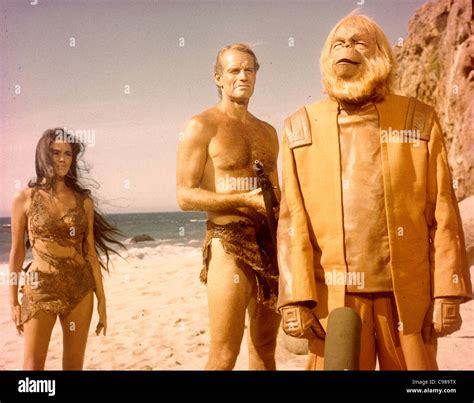 Planet of the Apes Year : 1968 - USA Charlton Heston, Linda Harrison, Maurice Evans Director ...