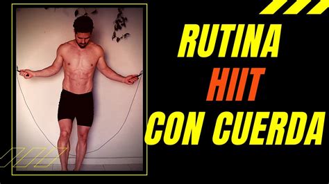 Rutina Cardio Hitt Con Cuerda Quema Calorias Saltando 🔥 Youtube