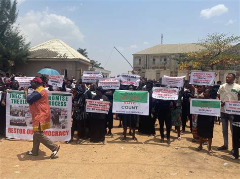 Nasarawa Guber PDP Groups Demand Justice As Protest Enters Day 7