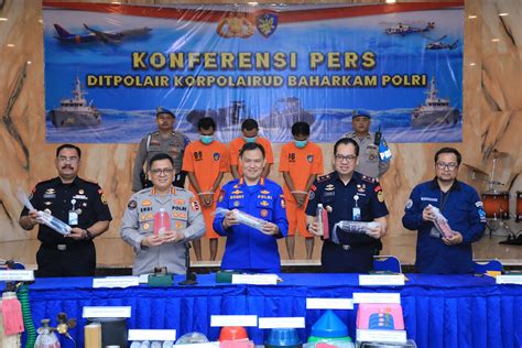 Baharkam Dan Kkp Ungkap Penyelundupan Benih Lobster