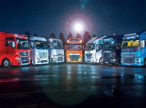 Truck Party Scania Volvo Mercedesbenz Daf Parking Truck Trucks