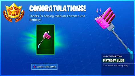 I Got Birthday Slice Pickaxe And How To Do All Birthday Challenges