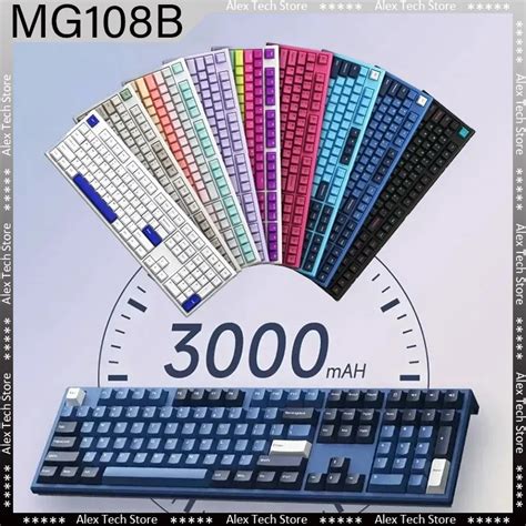 MONSGEEK MG B Mechanical Keyboard Wireless Three Mode Hot Swap Dynamic RGB PBT Key Cap