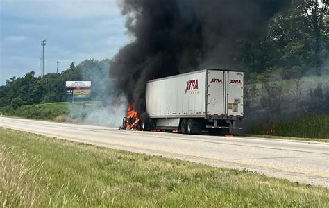 Update All Lanes Open On I 70 Following Semi Fire