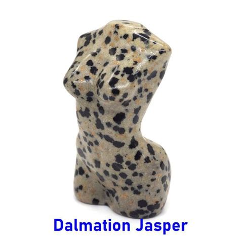 Pierre Vendue Seule Dalmation Jasper Statue En Pierres Naturelles De