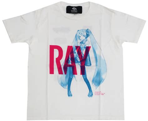 駿河屋 初音ミク コラボray Tシャツ ホワイト Sサイズ 「bump Of Chicken×初音ミク Bump Of Chicken