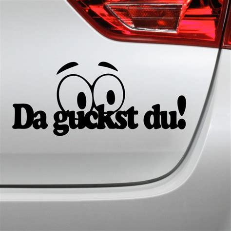 Da Guckst Du Aufkleber Fun Spruch Dub Autoaufkleber Honda Logo