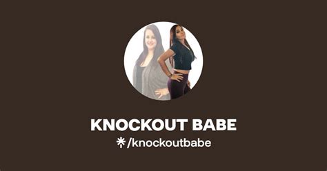 KNOCKOUT BABE Instagram Facebook TikTok Linktree