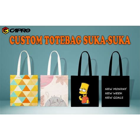 Jual CUSTOM TOTEBAG DTF Shopee Indonesia