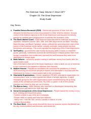 The American Yawp Ch 23 Key Terms Questions 2 1 2 Docx The