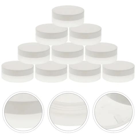 10 PCS PLASTIK Creme Box Lose Puderdose Reisen Körperbutter EUR 14 70