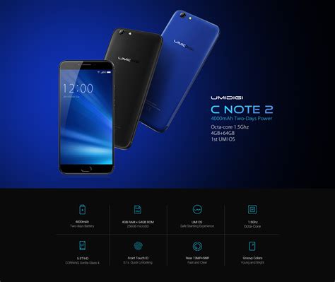 Umidigi C Note Inch Gb Ram Gb Rom Mtk T Octa Core G