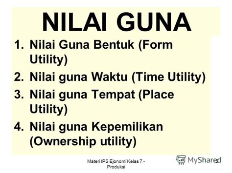 Презентация на тему Materi Ips Ejonomi Kelas 7 Produksi 1 Produksi