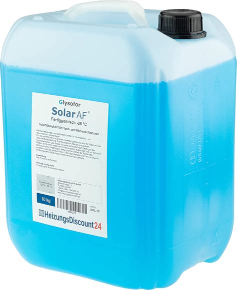 Liter Solarfl Ssigkeit Bis C Frostschutz Solarfluid