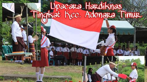 Upacara Hardiknas Tingkat Kecamatan Adonara Timur Waiwerang 02 Mei