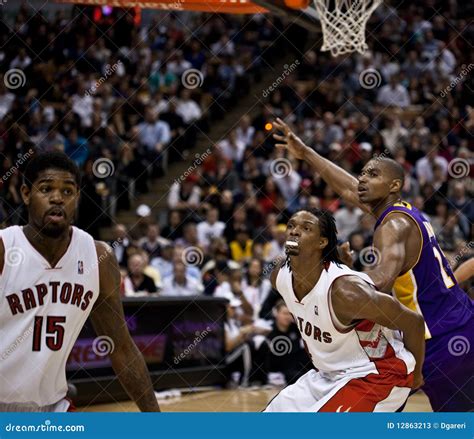 Toronto Rapters Vs Los Angeles Lakers Editorial Stock Photo Image Of