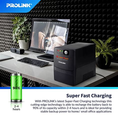 Jual Ups Prolink Pro700sfcu Super Fast Charging Line Interactive 650Va