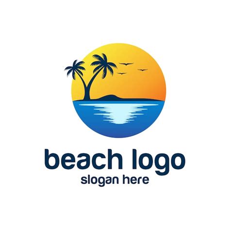 Premium Vector Beach Logo Vectors