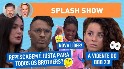 bbb  fred  larissa de volta na casa sarah  lider domitila vai