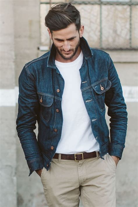 Denim Jacket Outfit Men