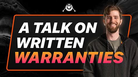 Let S Talk About Warranties YouTube