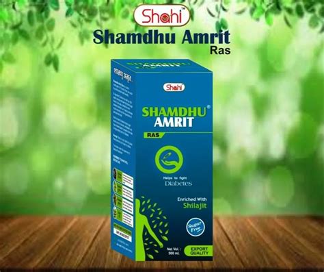 Sugar Control Daily 500 Ml Shahi Shamdhu Amrit Ras For Diabetes Type 2