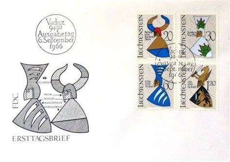 Lichtenstein FDC Wappen III 1966 Kaufen Auf Ricardo