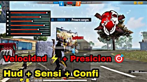 Confi Sensi Hud Definitivos Para Pegar Todo Rojo Sin Dpi