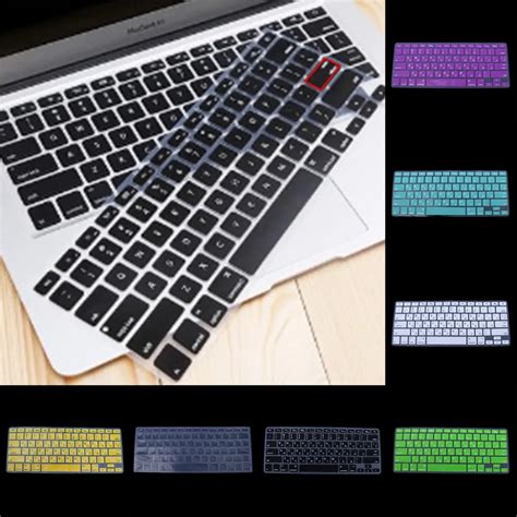 Color New Arrival Us Version Russian Keyboard Silicone Skin Cover For