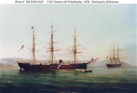 Usn Ships Uss Trenton 1877 1889