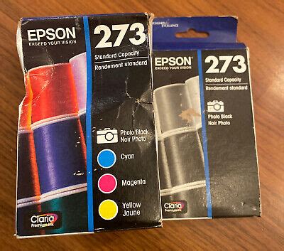 Epson Color Ink Cartridge Cyan Magenta Yellow Photo Black X