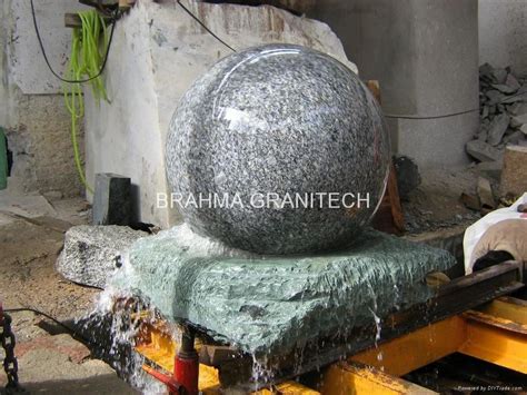 Garden Stone Fountain Ball Marble Garden Water Feature Sphere Fountain